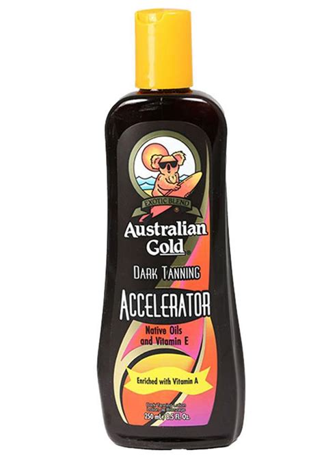 australian gold sunbed tanning lotion.